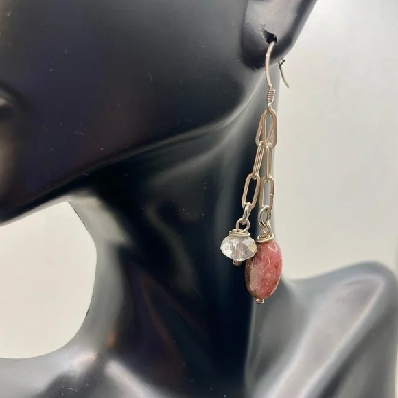 Sterling silver earrings - Picture 3 of 6